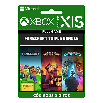 Minecraft Triple Bundle Xbox One/Series X|S 25 Dígitos