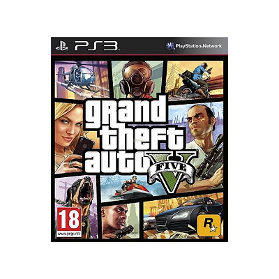 Grand Theft Auto V Gta 5 Mídia Digital Ps3 Psn