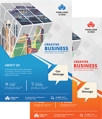 Folhetos 10x14 - Impressão Frente ou Frente e Verso