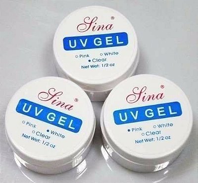 3 Geis UV Acrygel Clear Gel Construtor De Unhas 15g