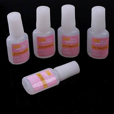 5 Colas 10g Unhas de Gel  Tips Gel Acrigel