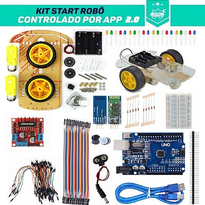 Kit Arduino Start Robô Controlado por App 2.0