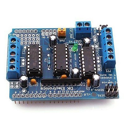 Motor Shield L293D Driver Ponte H para Arduino