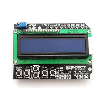 Display LCD Shield com Teclado para Arduino