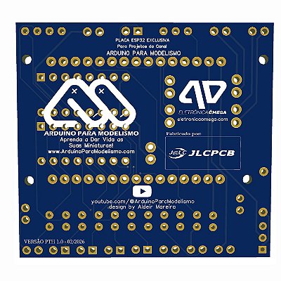 Placa Esp32 Arduino para Modelismo - Versão atualizada