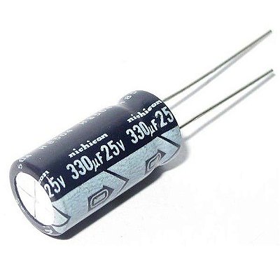 Capacitor Eletrolítico 330uF x 25V