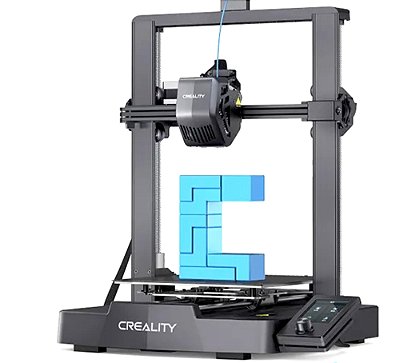Impressora 3D Creality-ender 3v3s com impressão rápida de 250 m/s, nivelamento automático, extrusora sprite, duplo eixo z e eixo óptico y