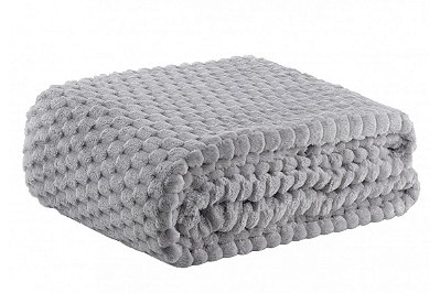 Cobertor Blanket Zurich Casal - Prata
