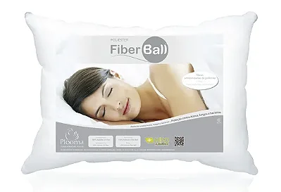 Travesseiro Firme Fiber Ball 50 x 70 - Plooma