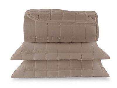 Kit Cobreleito King Fend Sofistic 3pcs Camurça - Lynel