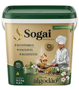 Óleo de Algodão Sogai 18,5L ou 14,5L