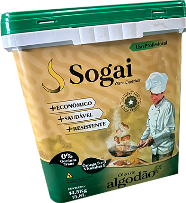 Óleo de Algodão Sogai 18,5L