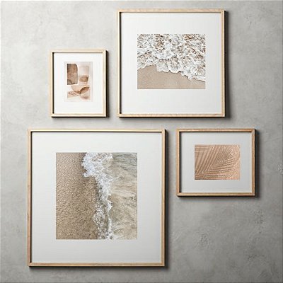 Composição com 4 quadros decorativos Sensações do Florescer