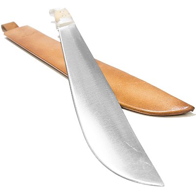 Facão Silver Dog  20 polegadas Cabo de Madeira com Bainha Simples Wenzel