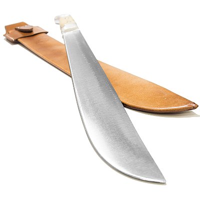 Facão Silver Dog  20 polegadas Cabo de Madeira e Bainha Desmontável Wenzel