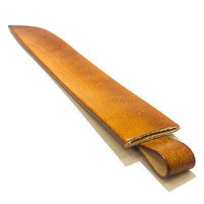 Bainha simples de couro para facão castanheiro de 20 polegadas