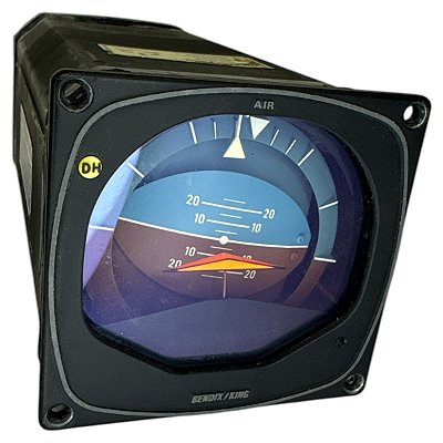 HORIZONTE ARTIFICIAL - KI 256 8º TILT - BENDIX KING (P/N 060-0017-00 I S/N 17632)