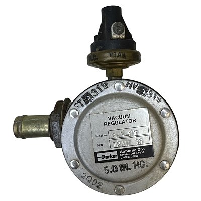 VACUUM REGULATION VALVE - 2H3-27 - PARKER - (P/N 2H3-27 I S/N 12AW38)