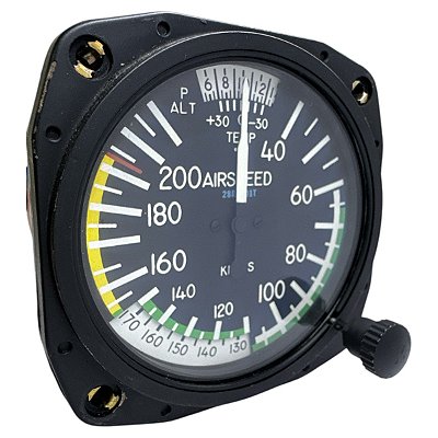 AIRSPEED - 8125 - UNITED INSTRUMENTS (P/N 8125 I S/N 91318)