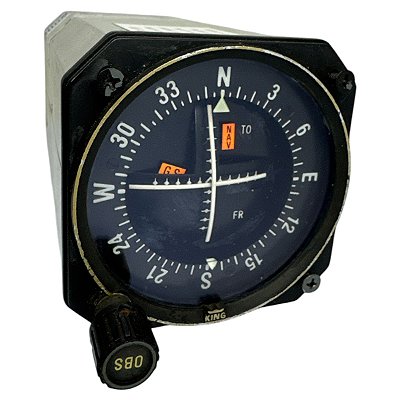 INDICATOR KI 204 VOR/LOC/CONV. & G.S. - KI 204 - BENDIX KING (P/N 066-3034-02 I S/N 4453)