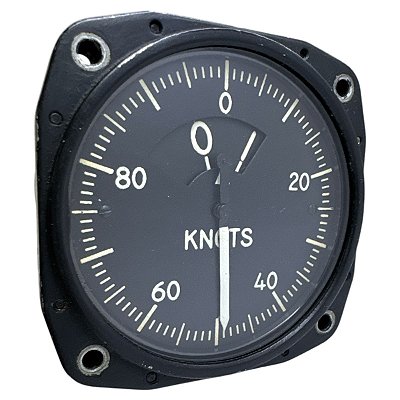 INDICATOR AIRSPEED - AN5862W2 - KOLLSMAN INSTRUMENT (P/N 739DX-4-056 I S/N 8337)