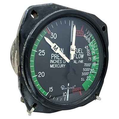 MANIFOLD AND FUEL FLOW - 35-380054-3 - EDO-AIRE (P/N 22-468-03 I S/N 2539)