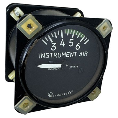 SUCTION INDICATOR INDICADOR DE SUCÇÃO - 1G8-34 - AIRBORNE (P/N 1G8-34 I S/N 6V78)
