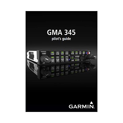 GMA 345 pilot's guide - GARMIN (P/N 190-01878-01)
