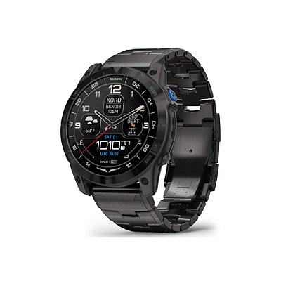 D2 Mach 1 PRO, 51mm, Saph,Carbon Gry DLC w/Ti bnd,AUS/NZ/AFR - GARMIN (P/N 010-02804-82)