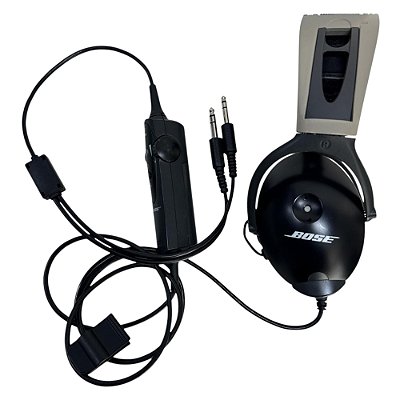HEADSET AVIATION / FONE AVIAO - A10 DUAL PLUG - BOSE (PN: AHX-34-01 I 2)