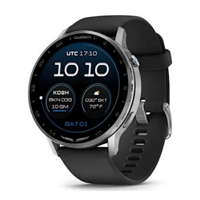 D2 Air X15, GPS, Wi-Fi, Black w/ Silver, WW - GARMIN (P/N 010-03014-50)
