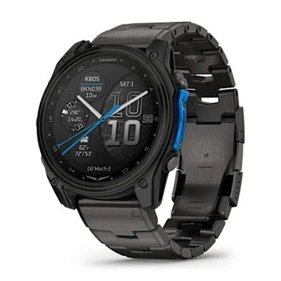 D2 Mach 2, 51mm, Saph, CrbnGry Ti/Blk w/TiBd, NA - GARMIN (P/N 010-02905-30)
