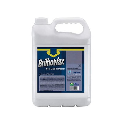 Cera Líquida Brilhowax Incolor 5 Litros