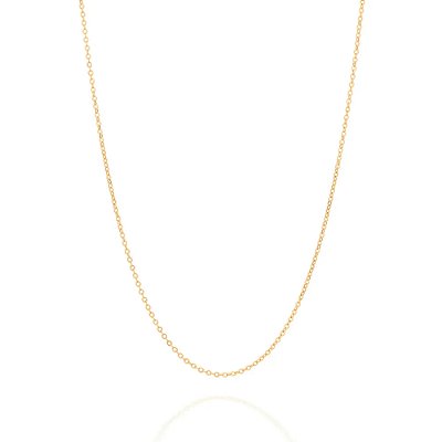 GARGANTILHA BANHADA A OURO 18K 80 CM