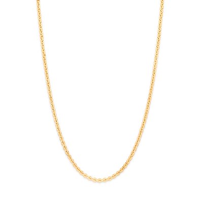 Gargantilha banhada a ouro 18k 42 CM