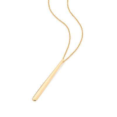 Gargantilha com pingente gota banhada a ouro 18k