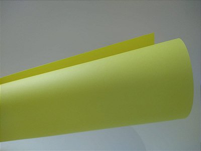 Papel Multiara Amarelo Yuba 180g formato 30,5x30,5cm com 10 folhas