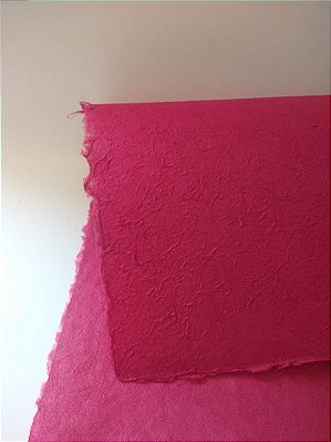 Papel Artesanal Beatriz Pink - Formato 50x70cm