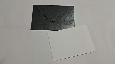 Envelopes visita Relux Pérola Negra + Cartão Branco com 10 envelopes