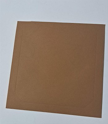 Envelope convite social  16,5x16,5 color plus Havana 120g c/ 10 unidades