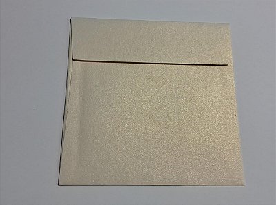Envelope 12x12 white gold 120 g c/ 10