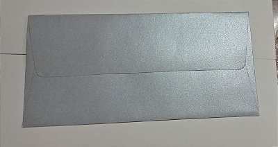 Envelope Oficio Lapela Reta 120g Relux Aluminium c/ 10 un
