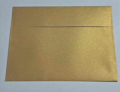 ENVELOPE LAPELA RETA 16,5X22,5 RELUX OURO NOBRE  120G C/ 10