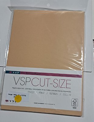 PAPEL A4 210X297 VERGE AGATA 180 G C/ 25 FLS