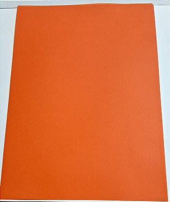 PAPEL A4 210X297 VEGETAL ORANGE 200G C/ 10 FLS