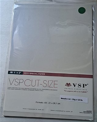 PAPEL A4 210X297 POPSET  VIRTUAL PEARL 120G C/ 25 FLS