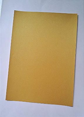 PAPEL A4 210X297 SPARKLE DOURADO 180G C/ 10 FLS