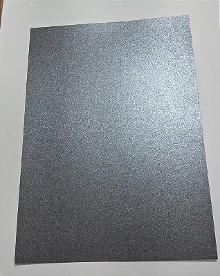PAPEL A4 210X297 SPARKLE SILVER 180G C/ 10 FLS