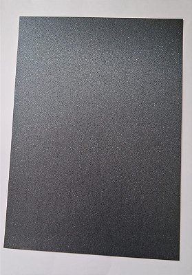 PAPEL A4 210X297 SPARKLE  PEROLA NEGRA 180G C/ 10 FLS