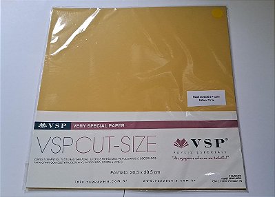 PAPEL 30,5X30,5 F CARD OURO  180G C/ 10 FLS